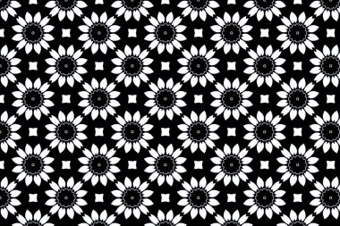 Zarif beyaz güller kömür desenli arka planda çiçek açıyor..