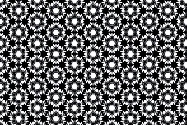 Karmaşık siyah çiçekli dantel yumuşak beyaz keten dokusunu örtüyor..