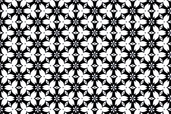 Soyut siyah taç yaprakları, dokunsal beyaz yıkamalı dokunun üzerine açılır..