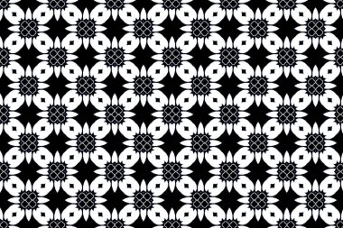 Siyah beyaz arka plan. Kusursuz siyah ve beyaz desenli. Siyah ve beyaz doku.