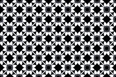 Siyah beyaz arka plan. Kusursuz siyah beyaz desen.