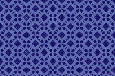 Kusursuz koyu mavi ve açık mavi geometrik desen. Duvar kağıdı, halı, halı, çarşaf, dijital baskı, tekstil baskısı, kumaş, perde, ambalaj kağıdı için kusursuz desen.
