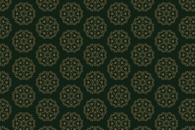 Süslü baskı tekstil için idealdir. Cesur bir geometrik mavi çiçek deseni. Dekoratif desen.