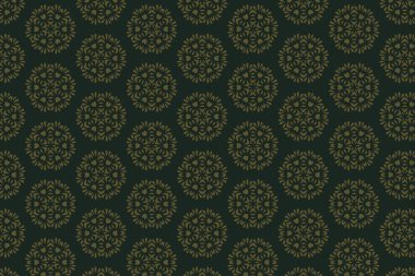 Süslü baskı tekstil için idealdir. Cesur bir geometrik mavi çiçek deseni. Dekoratif desen.