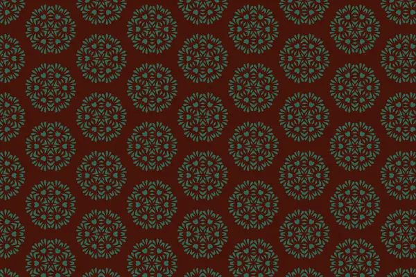 Süslü baskı tekstil için idealdir. Cesur bir geometrik mavi çiçek deseni. Dekoratif desen.