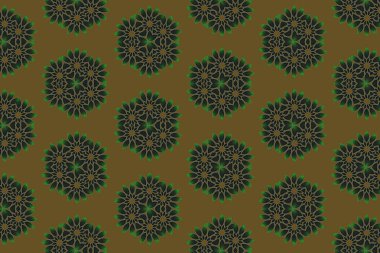 Duvar kağıdı ve tekstil için kusursuz desen tasarımı