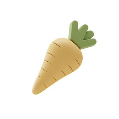 Yeşil yapraklı hafif bir şalgamın şirin üç boyutlu simgesi. Sebze, sağlıklı beslenme, yemek ve bahçeyle ilgili tasarımlar için mükemmel..