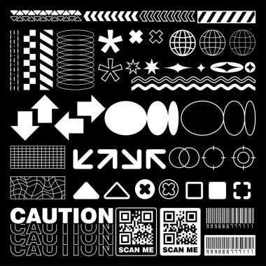 sokak giyimi poster elemanı vektör grafik tasarımı