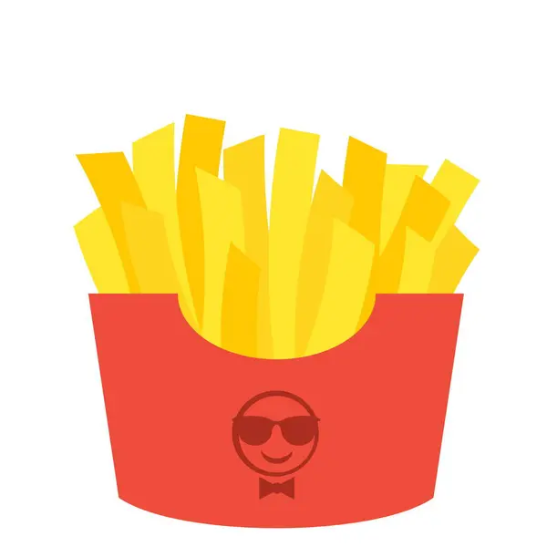 Bir fast food 'un vektör çizimi