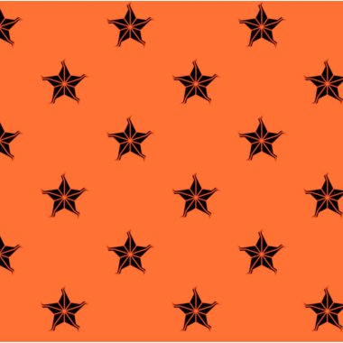 Kırmızı yıldızlı ve çizgili kusursuz desen. vektör illüstrasyonu.