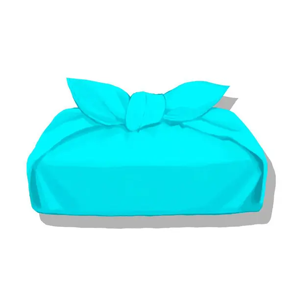 Beyaz arkaplanda hediye kutusu