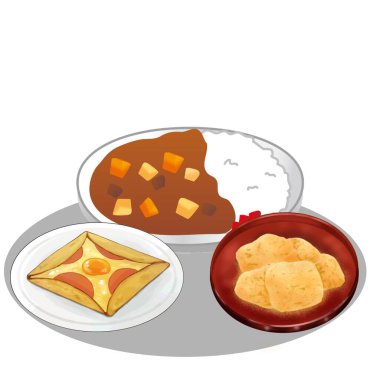 Yemek ve yemek ikonunun vektör çizimi. Stok için yiyecek ve siyah vektör simgesi koleksiyonu.