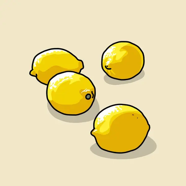 limon simgesi çizimi