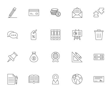 Finans Simgesi: Bankacılık, Yatırım, Para Yönetimi, Muhasebe ve Mali Hizmetler için Tasarım; Ekonomi, Bütçe ve Zenginlik Planlama için Vektör Simgeleri