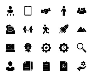 Personel Yönetimi Simgesi İK, Ekip Çalışması, Çalışan Koordinasyonu, Ofis Çalışma Akımı ve İş Operasyonları 124; İnsan Kaynakları Yönetimi için Vektör Simgeleri