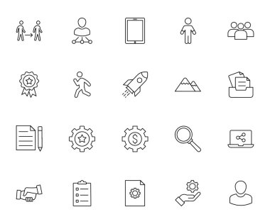 Personel Yönetimi Simgesi İK, Ekip Çalışması, Çalışan Koordinasyonu, Ofis Çalışma Akımı ve İş Operasyonları 124; İnsan Kaynakları Yönetimi için Vektör Simgeleri