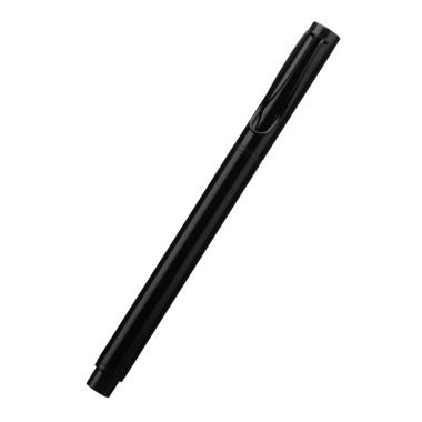 Tükenmez kalem izole png arkaplan, gri ile zarif kalem.