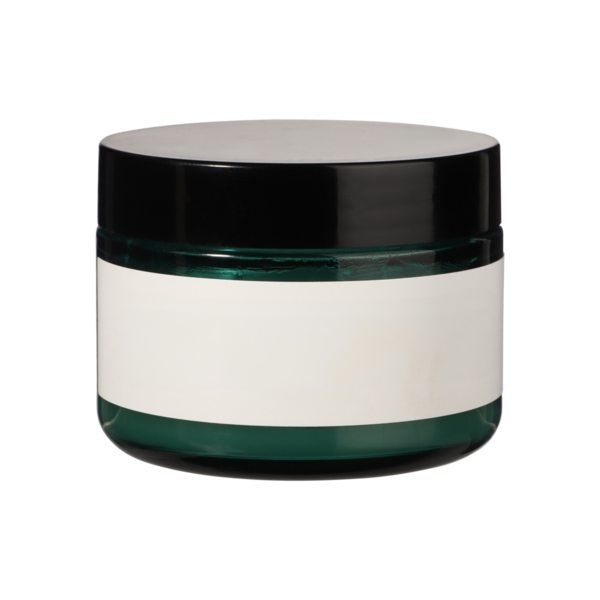 Krema kutusu, kozmetik ürün, maket. Gerçek fotoğraf. Model için boş alan, izole edilmiş beyaz arkaplan.