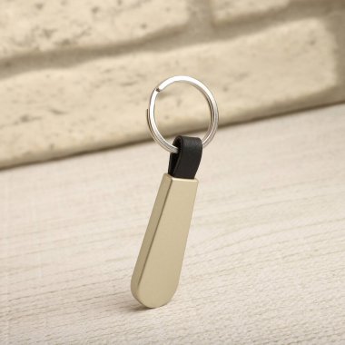 Anahtarlık çekimi. Metal anahtarlık resmi.