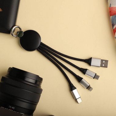 Etkili Aygıt Bağlantısı için Çoklu Portlu USB Yükleme Kablosu