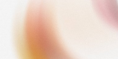 Yumuşak, bulanık şeftali, pembe ve sarımsı turuncu renkler beyaz arkaplanda karışıyor. Görüntünün ince ve sanatsal bir etki yaratan ince bir dokusu var..