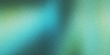 Tuğla mavisi ve yeşil renklerin gradyanı olan tanecikli ve soyut bir arkaplan. Doku ince ve renkler yumuşak ve canlı bir görsel etki yaratıyor..