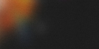 Turuncu ve mavi renklerin ince bir gradyanı olan koyu kumlu bir arka plan. Görüntü pürüzlü ve gürültülü bir yüzeye sahiptir. Kompozisyon minimalist ve soyut..