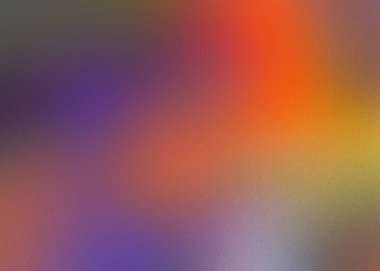 Turuncu mor ve sarı renklerin karışımından oluşan taneli ve soyut bir arkaplan. Görüntünün dokulu bir görünümü ile pürüzsüz bir eğim etkisi vardır..