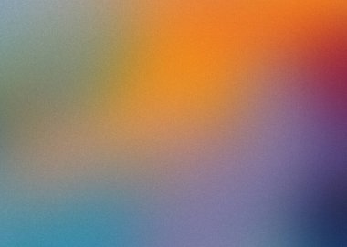 Kumlu dokuya sahip renkli bir arkaplan. Görüntüde turuncu, sarı, mavi ve mor renklerin karışımı pürüzsüz ve canlı bir görsel etki yaratıyor..