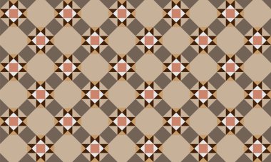 Mozaik tasarım gibi klasik tarzda genel kahverengi tonda Desen 'in soyut arkaplanı.