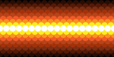 Değişik renklerde daireler çizen soyut bir arkaplan, tıpkı bir ışık ışını gibi..