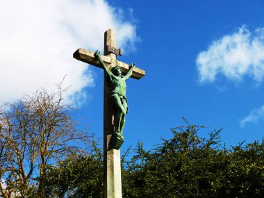 Çarmıhtaki İsa 'nın heykeli