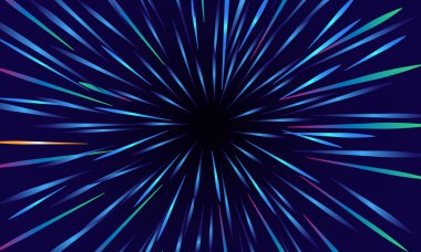 Dinamik Işık Işıklarının Parlak Yıldız patlaması