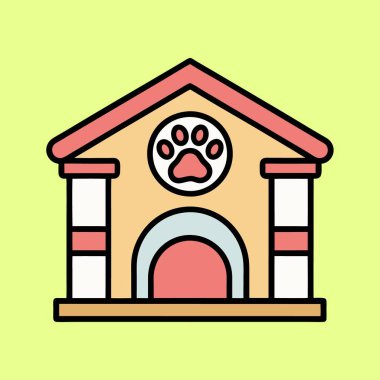 Paw Print Tasarımı ile Şirin Köpek Evi, Evcil Hayvan Barınağı