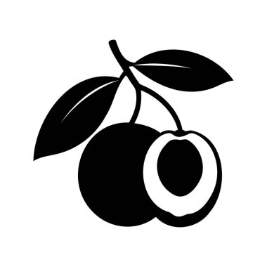 Yapraklı Zarif Erik Silueti Basit Tasarımın Özünü Yakalıyor