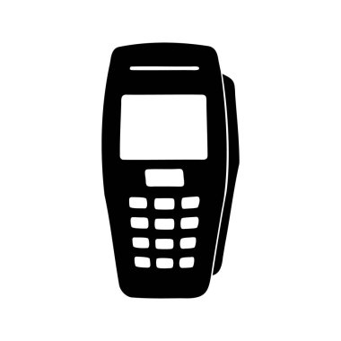 Ticaret ve Finans Aktarımları İçin Biçimlendirilmiş Ödeme Terminal Simgesi