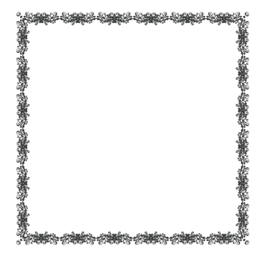 Çiçek süsüyle dekoratif çerçeve