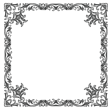 Çiçek süsüyle dekoratif çerçeve