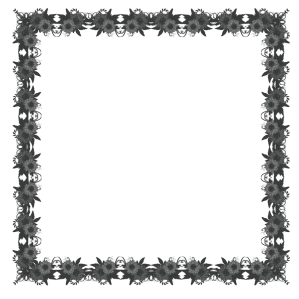 Çiçek dekolteli siyah beyaz çerçeve