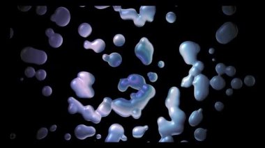 soyut sıvı sıçrama 4k video