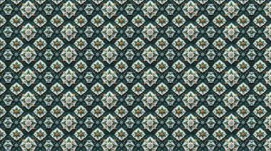 Çiçek elementleriyle kusursuz desen