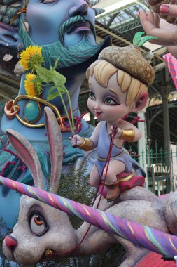 Valencia, İspanya, 16 Mart 2024. Las Fallas de Valencia. 
