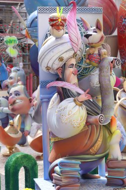 Valencia, İspanya, 16 Mart 2024. Las Fallas de Valencia. 