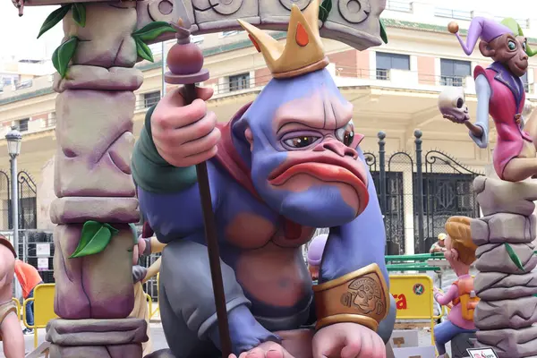 Valencia, İspanya, 16 Mart 2024. Las Fallas de Valencia. 