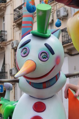 Valencia, İspanya, 17 Mart 2025. Las Fallas de Valencia,.