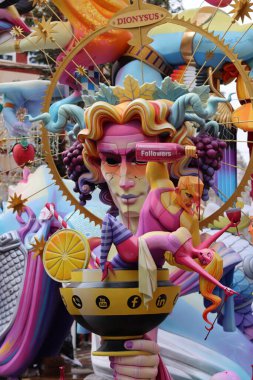 Valencia, İspanya, 17 Mart 2025. Las Fallas de Valencia,.