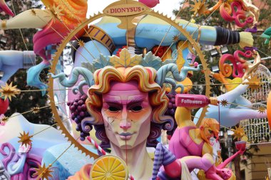 Valencia, İspanya, 17 Mart 2025. Las Fallas de Valencia,.