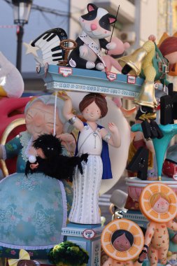 Valencia, İspanya, 17 Mart 2025. Las Fallas de Valencia,.