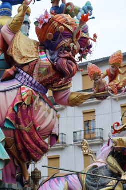 Valencia, İspanya, 17 Mart 2025. Las Fallas de Valencia.
