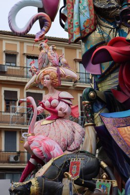 Valencia, İspanya, 17 Mart 2025. Las Fallas de Valencia.